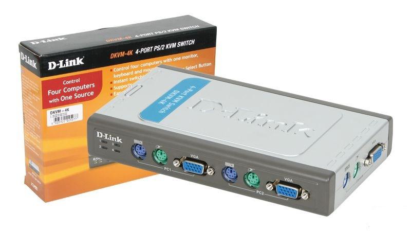  Switch 4 portas D-Link - DKVM-4K