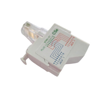 Adaptador 1xRJ45 M 2XRJ45 F UTP