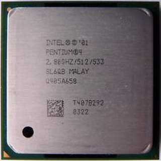 Processador Intel Pentium 4 2.80Ghz 512/ 533 478